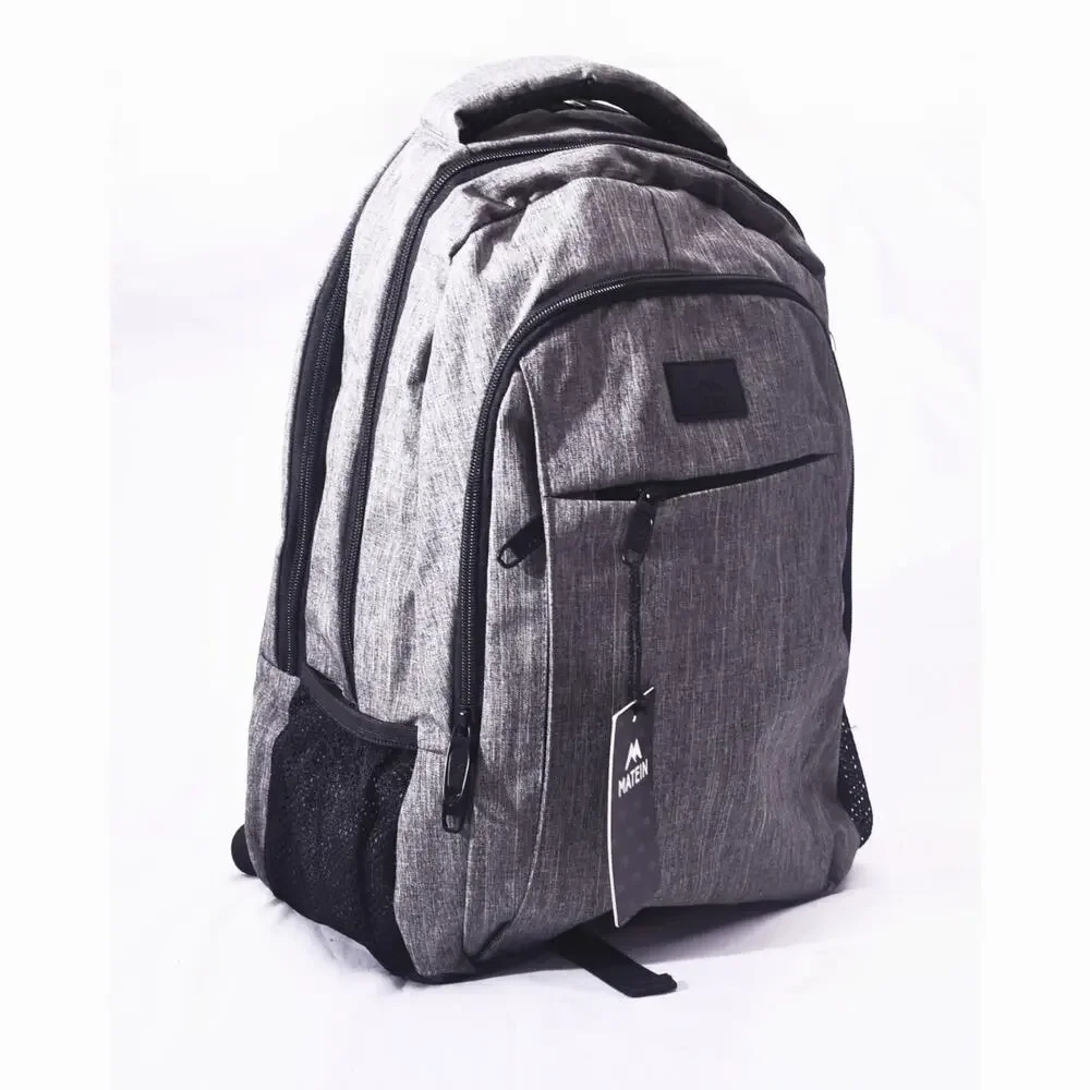 MATEIN Gray Laptop Backpack Travel USB Port Multi Pocket NWT